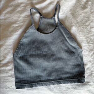 Free People Grey Happiness Runs Tank Top